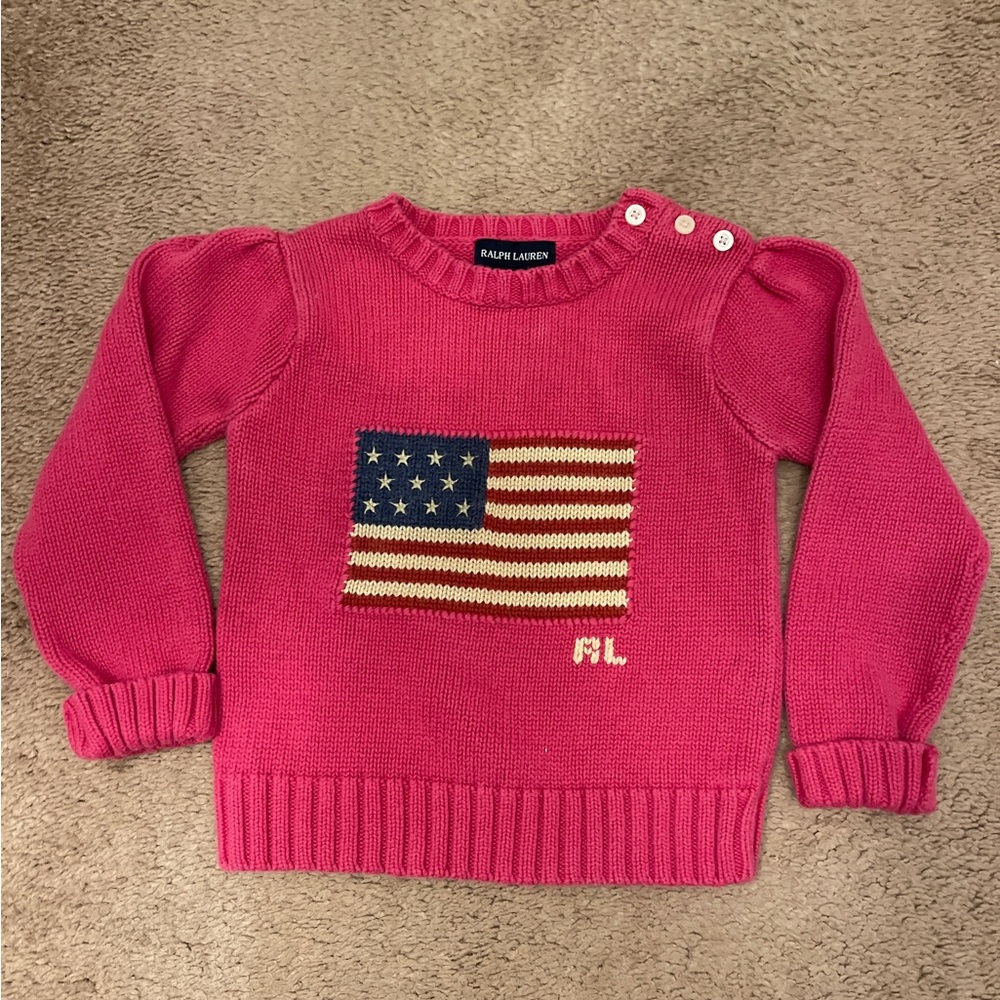 Ralph Lauren American Flag Sweater